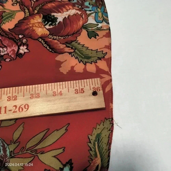 Spense size 10/10 Flowy Sleeves Floral Pattern Pleated Bodice Boho Vibe Dress - Picture 9 of 10